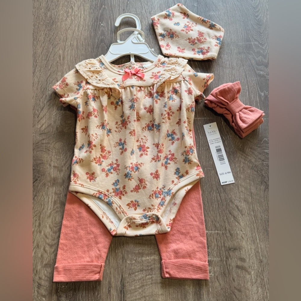 Nichole Miller 4-piece jogger set canyon clay new